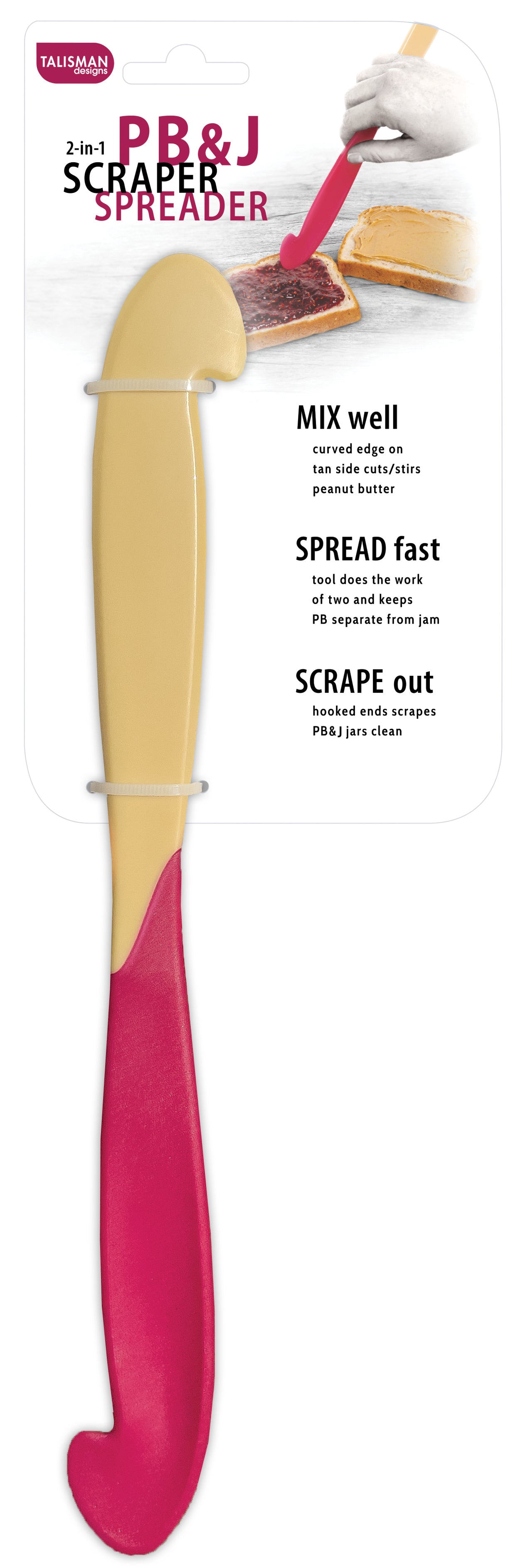  Simple preading Stainless Steel Spatula Spreader Knife, Peanut  Butter and Jelly, Chocolate or Strawberry Jam Stirrer & Jar Scraper  Multifunction Stir & Scrape BIG Jars - Spread with Clean Hands 
