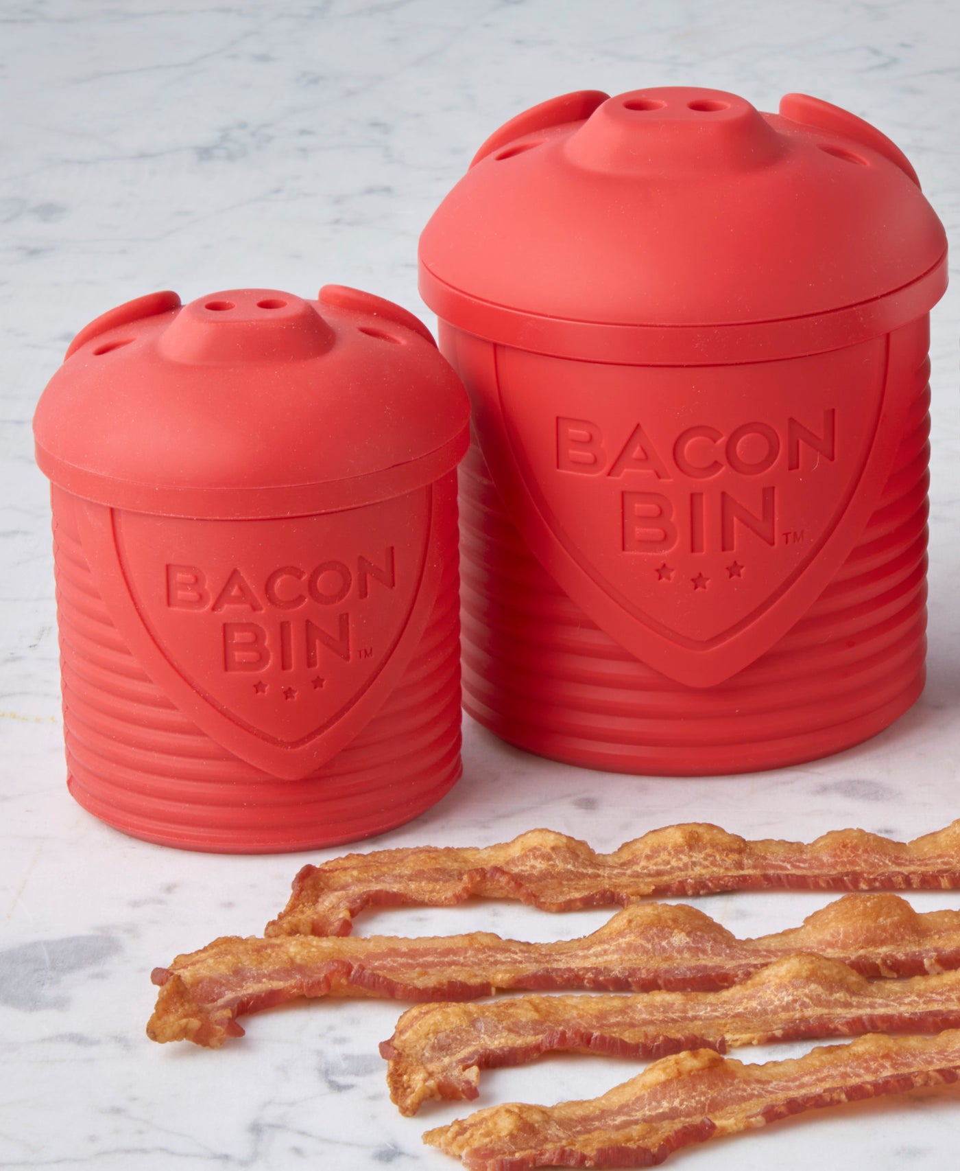Bacon Grease Container - Bacon Silicone Grease Container With