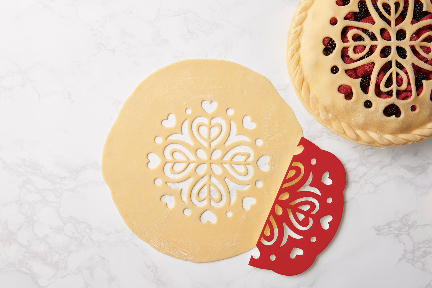 Talisman Designs Pastry Wheel Pie Crust Decorator | Pie Crust Wheel | Pie  Crust Decorating Tools | Easy to Use Pastry Wheel | Pie Decorating Tools 