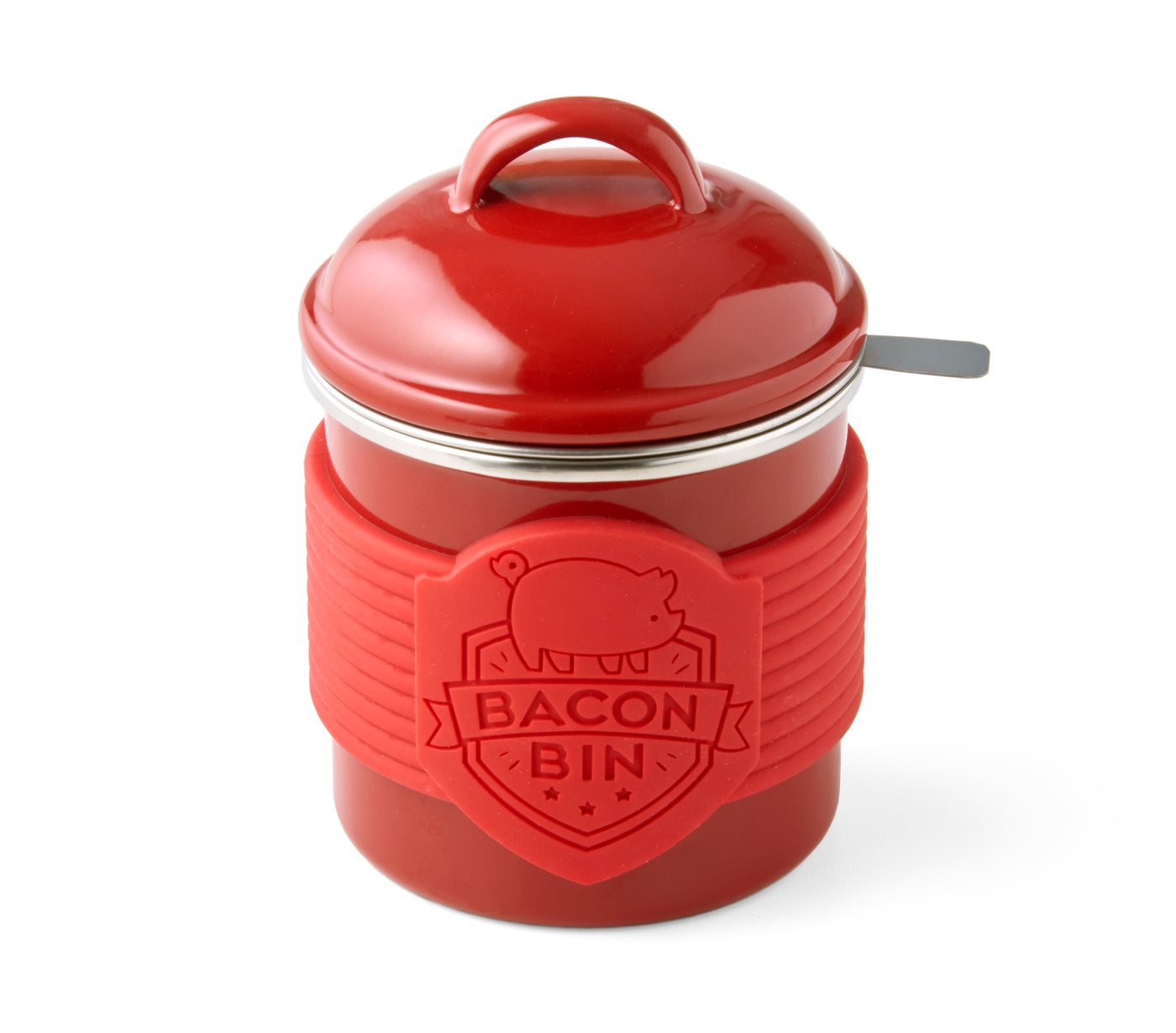 Talisman Designs Silicone Bacon Bin XL Grease Container, 2 cup, Set of 1,  Red, 1 ea - Kroger